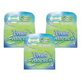 Venus Embrace Depilação Feminina - Carga 4 Cartuchos - Cx 3 