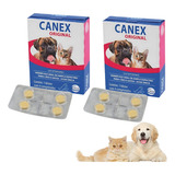 Vermífugo Canex Kit 2 Caixas 8 Comprimidos Cor Branco