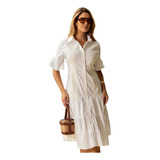 Vestido Ana Claudia Moda Evangélica Joyaly 80240