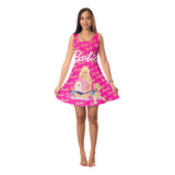  Vestido Barbie Regata Adulto E Infantil 