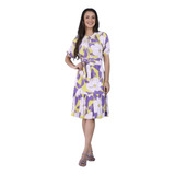Vestido Claudia Midi Viscose Tata Martello