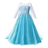 Vestido Fantasia Frozen 1 Perfeito Princesa Elsa Rainha Gelo