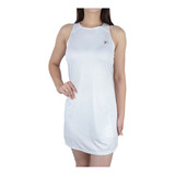 Vestido Feminino Fila Tennis Basic Ii Branco - F12tn00