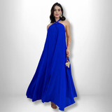 Vestido Feminino Longo Festa Soltinho Elegante Top Blogueira
