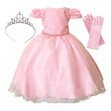 Vestido Festa Infantil Princesa Criança Menina Formatura Abc