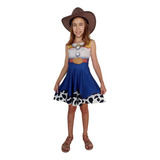 Vestido Infantil Fantasia Jessie Toy Story
