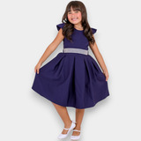 Vestido Infantil Menina Pérola Blogueira Festa Casamento Top