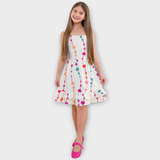 Vestido Infantil Verão Soltinho Moda Juvenil Blogueira Luxo
