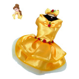 Vestido Pet - Bela E A Fera - Cachorro Ou Gato