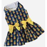 Vestido Pet Cachorro Estampado Florido Natal