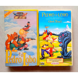 Vhs Dvd Pedro E O Lobo - Dublado Disney Leia 