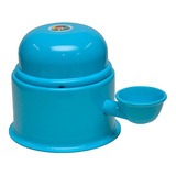 Vida Mansa Alumínio 700ml Bebedouro Para Cão Cachorro Gato Sem Molhar Cor Azul Claro