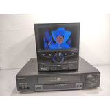Vídeo Cassete Sharp 4 Cabeças Vc-1694b Vhs Funciona Hp9