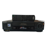 Video Cassete Sony Hi-fi Stéreo Top De Linha Série Black