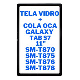 Vidro Da Tela Do Lcd Display Tablet S7 T875 Fazemos A Troca 