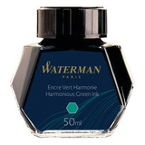 Vidro De Tinta Para Tinteiro Waterman Green - 50ml