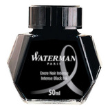 Vidro De Tinta Para Tinteiro Waterman Negra - 50ml