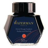 Vidro De Tinta Para Tinteiro Waterman Vermelho - 50ml