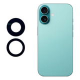 Vidro Lente Camera Traseira Compatível iPhone 16 16 Plus