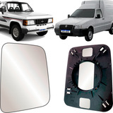 Vidro Lente De Base Do Retrovisor D-20 1985 A 1996 Le