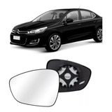 Vidro Lente Retrovisor C4 Lounge Original Esquerdo