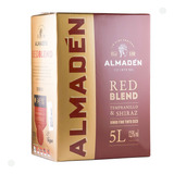 Vinho Nacional Almadén Red Blend Shiraz & Tempranillo Bag In Box 5l
