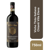 Vinho Tinto Italiano Chianti Clássico Docg Em Garrafa De 750ml Villa Elena