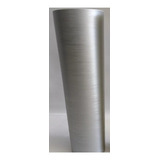 Vinil Adesivo Aço Escovado Prata Inox - 4mx60cm