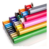 Vinil Adesivo Silhouette Plotter - Kit Cores - 30 Cm 1 Mt Cor Ouro