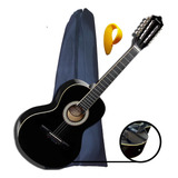 Viola Caipira Giannini Vs-14 Elétrica Com Capa E Dedeira