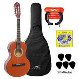 Viola Caipira Giannini Vs14 Eletrico Nt Natural + Kit