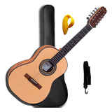 Viola Rozini Acústica Caipira Clássica Rv155 Acn Com Capa