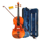 Violino 4/4 Madeira Arco Breu Cavalete Acústico