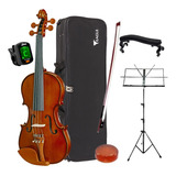 Violino Eagle 4/4 Ve441 Kit Com Acessorios Completo