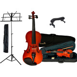 Violino Infantil Vivace 1/2 Mo12 + Espaleira + Partitura Cor Natural