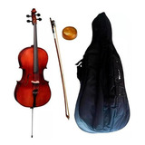 Violoncelo Eagle Ce300 Envelhecido 4/4 Tampo Maciço Cello