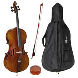 Violoncelo Profissional 4/4 Cello Eagle Ce310 C/ Estojo