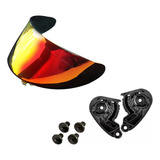 Viseira Capacete Asx Axxis V18b Cristal Cores + Kit Reparo