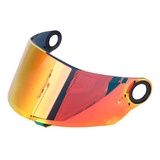 Viseira Capacete Ls2 Ff358 Colorida Espelhada Azul Revo Red