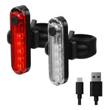 Vista Light Xplore Dianteiro E Traseiro Bike Mtb Sinalizador Cor Preto