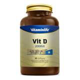 Vit D 2000 Ui Vitaminlife - 30 Cápsulas