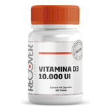 Vitamina D3 10.000ui - 60 Cápsulas Sabor Natural