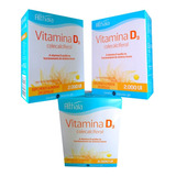 Vitamina D3 2.000 Ui 3 Caixas Com 60 Cáps Gel Cada Althaia