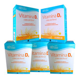 Vitamina D3 2.000 Ui 5 Caixas Com 60 Cáps Gel Cada Althaia