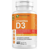 Vitamina D3 2.000 Ui Por Porção 60 Cápsulas - Floral Ervas