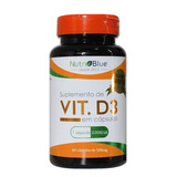 Vitamina D3 50mcg 2000ui Cada Capsula 100% Pura 60 Caps 1 Un