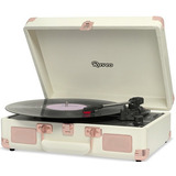 Vitrola Raveo Sonetto Chrome Bluetooth Bivolt Fm Rose Gold 