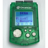 Vmu Sega Dreamcast Memory Card Original Verde Translúcido 