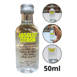 Vodka Absolut Citron 50ml Miniatura