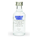 Vodka Absolut Natural Miniatura 50ml